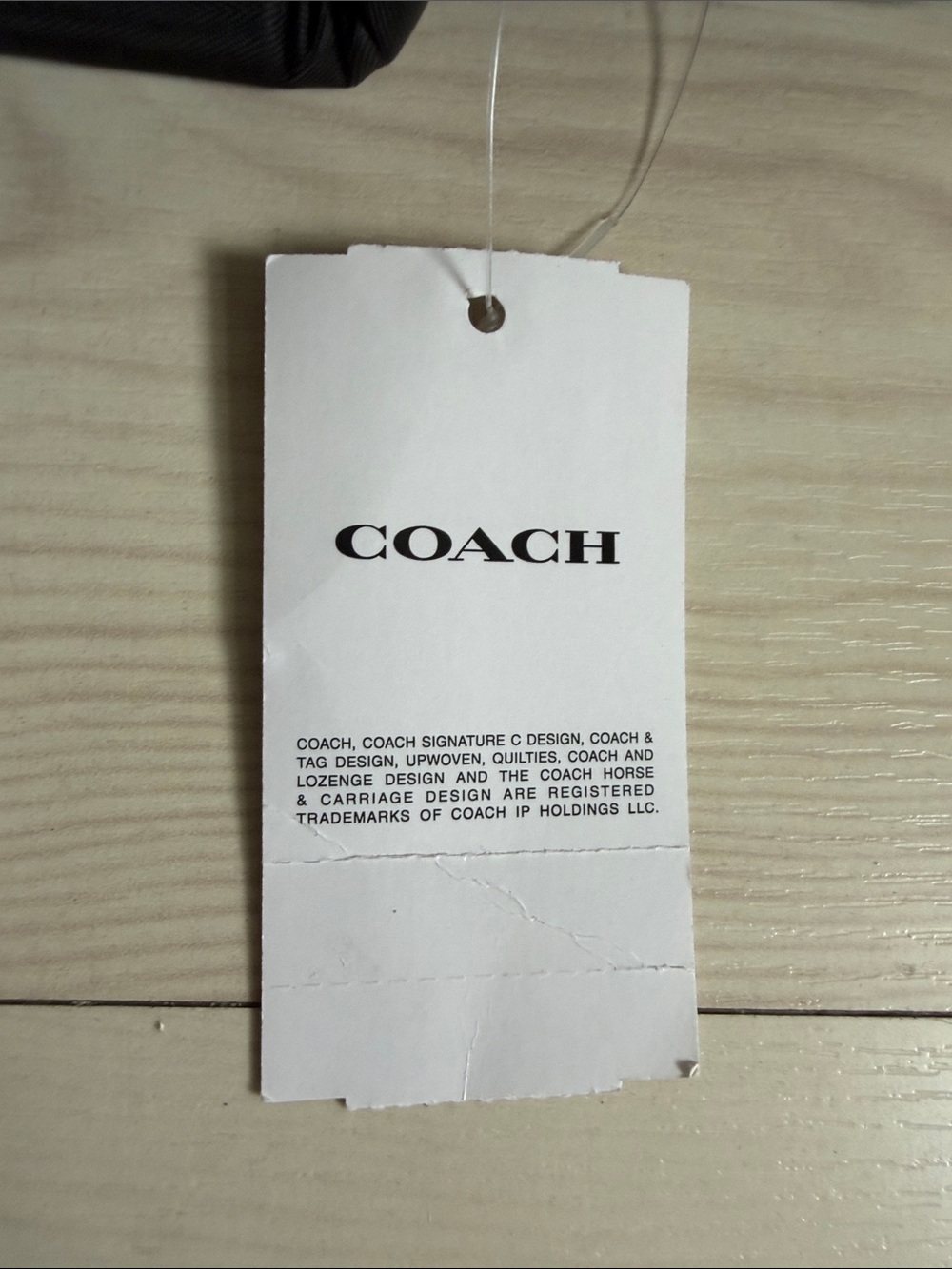 Coach Black Pebbled Leather Backpack with Gold Hardware - Picture 3 of 4